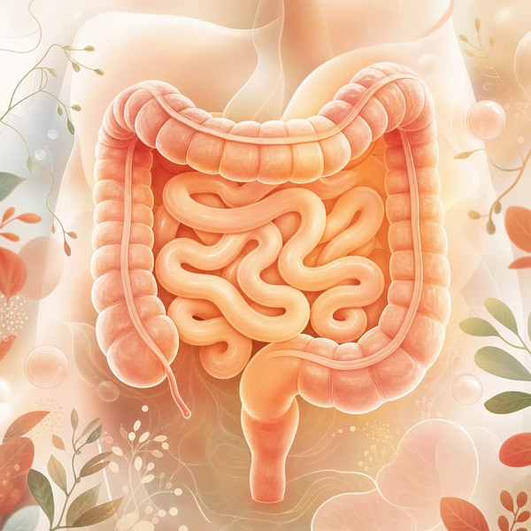 Représentation artistique du système intestinal